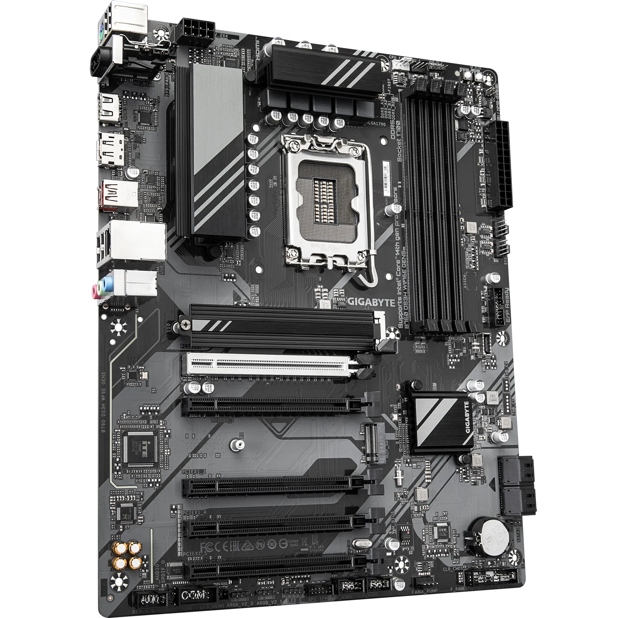 Gigabyte B760 DS3H WIFI 6E GEN5 ATX Motherboard for Intel LGA1700